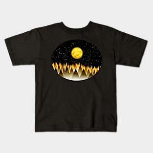 Golden Landscape Kids T-Shirt